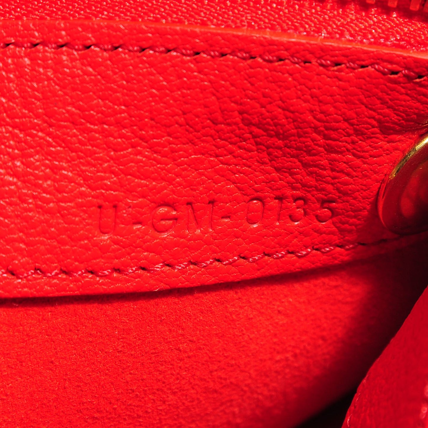 Goatskin Small Trio Crossbody Bag Alizarin