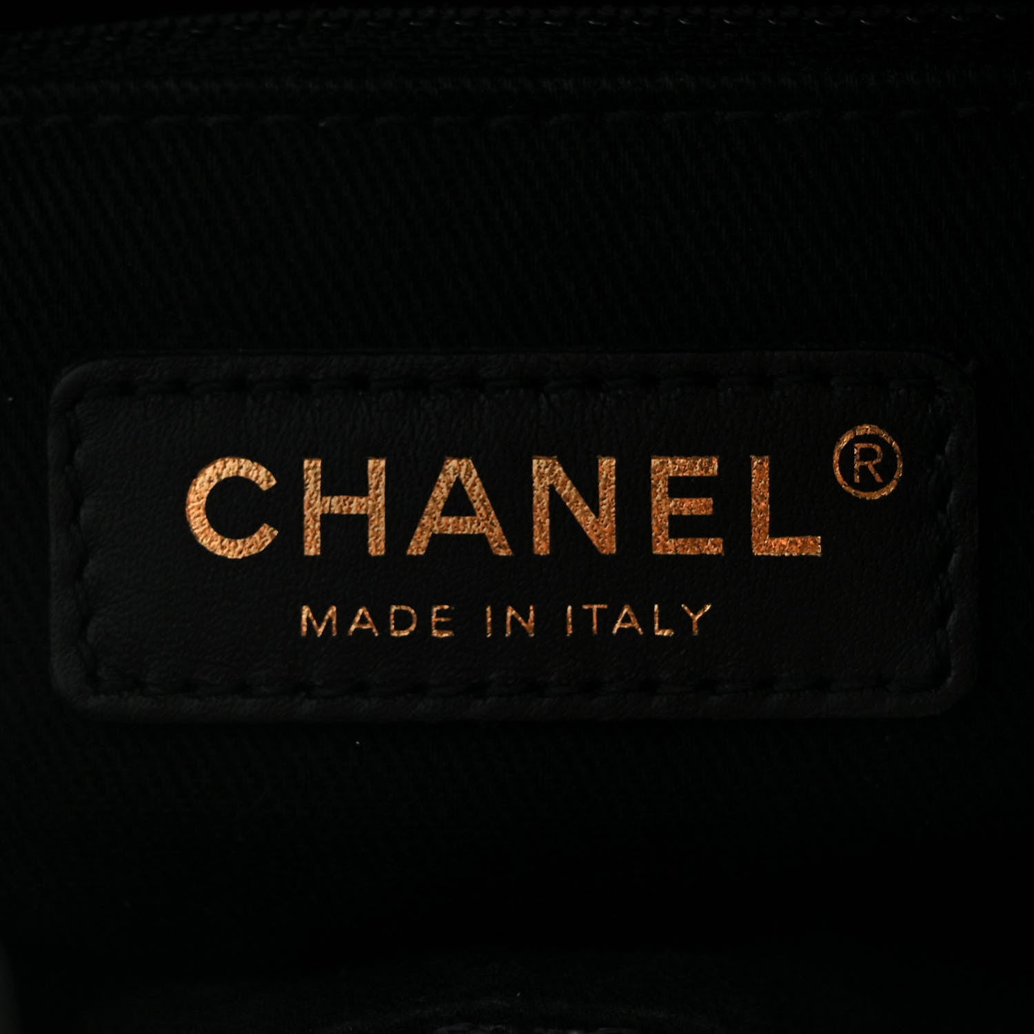 Chanel Lurex Boucle Deauville Drawstring Bag Black 6 of 10