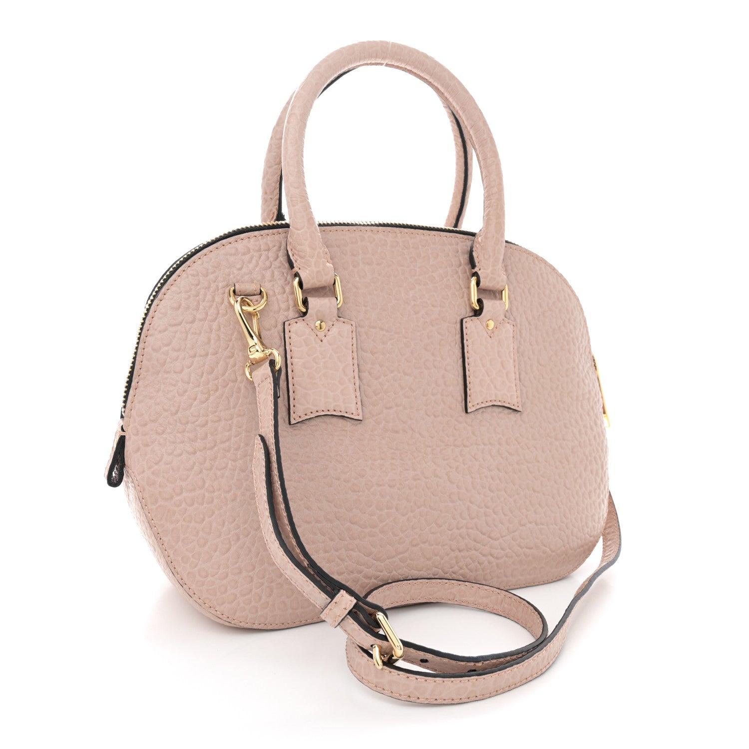 Burberry Heritage Grain Small Orchard Bowling Bag Nude 3 of 19