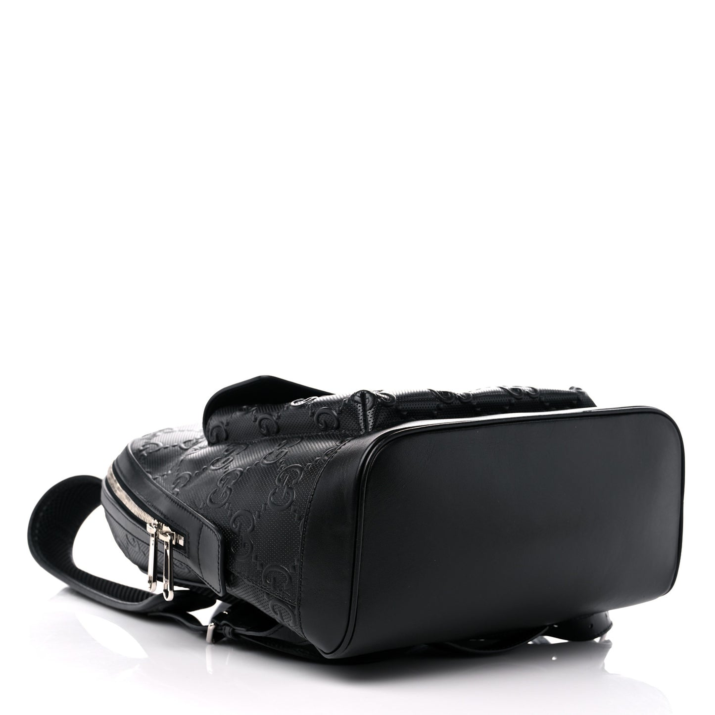 Calfskin GG Tennis Embossed Backpack Black