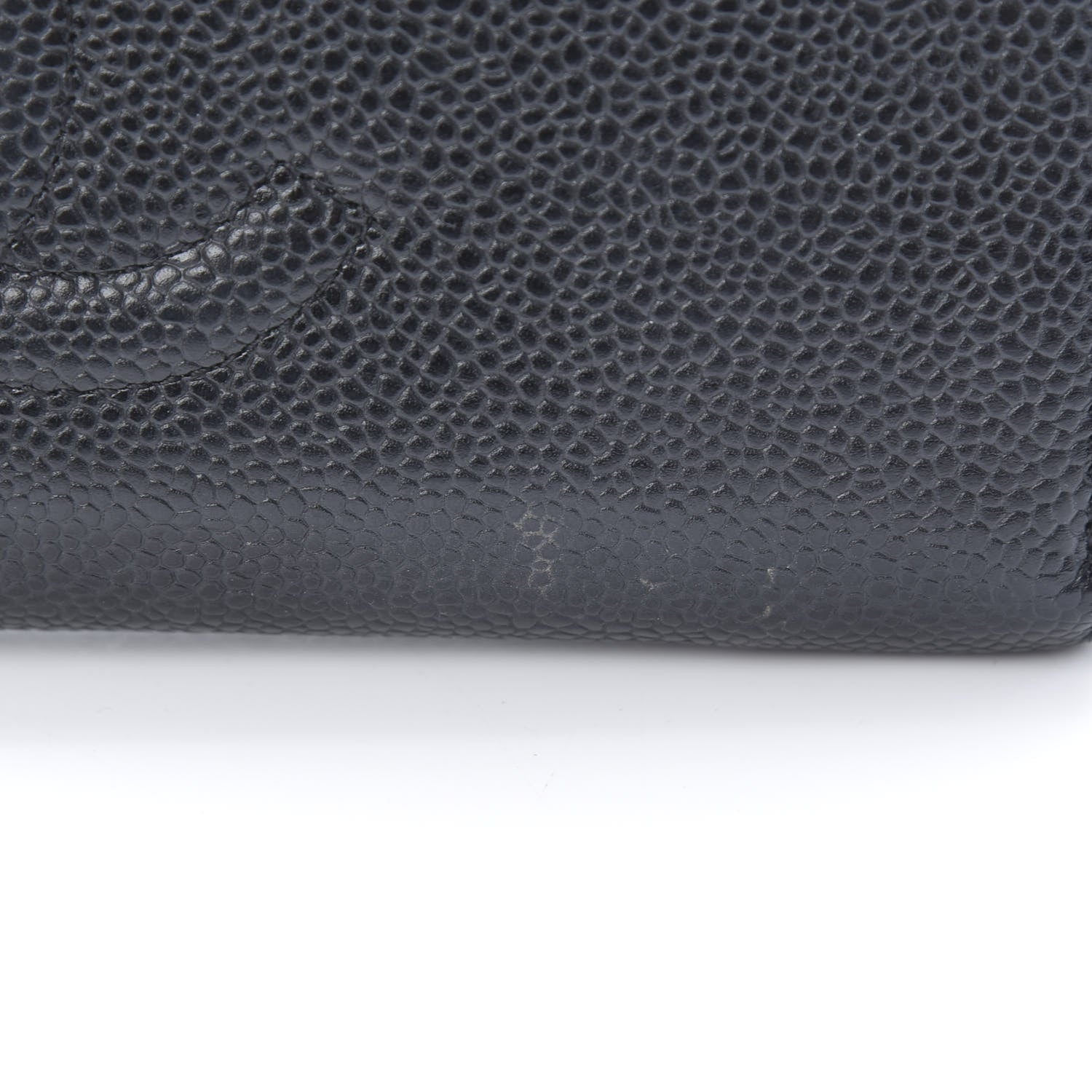 Chanel Caviar Timeless CC Large Gusset Zip Around Wallet Black 10 of 11