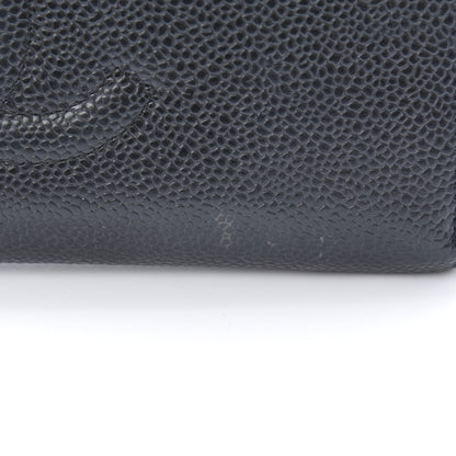 Chanel Caviar Timeless CC Large Gusset Zip Around Wallet Black 10 of 11