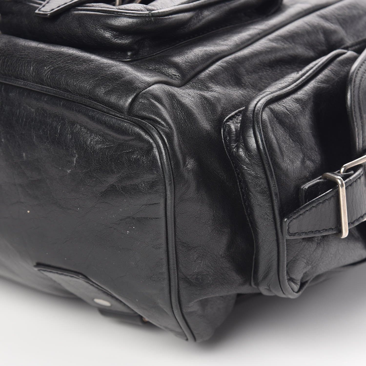Saint Laurent Smooth Calfskin Roc Sack Backpack Black 17 of 17