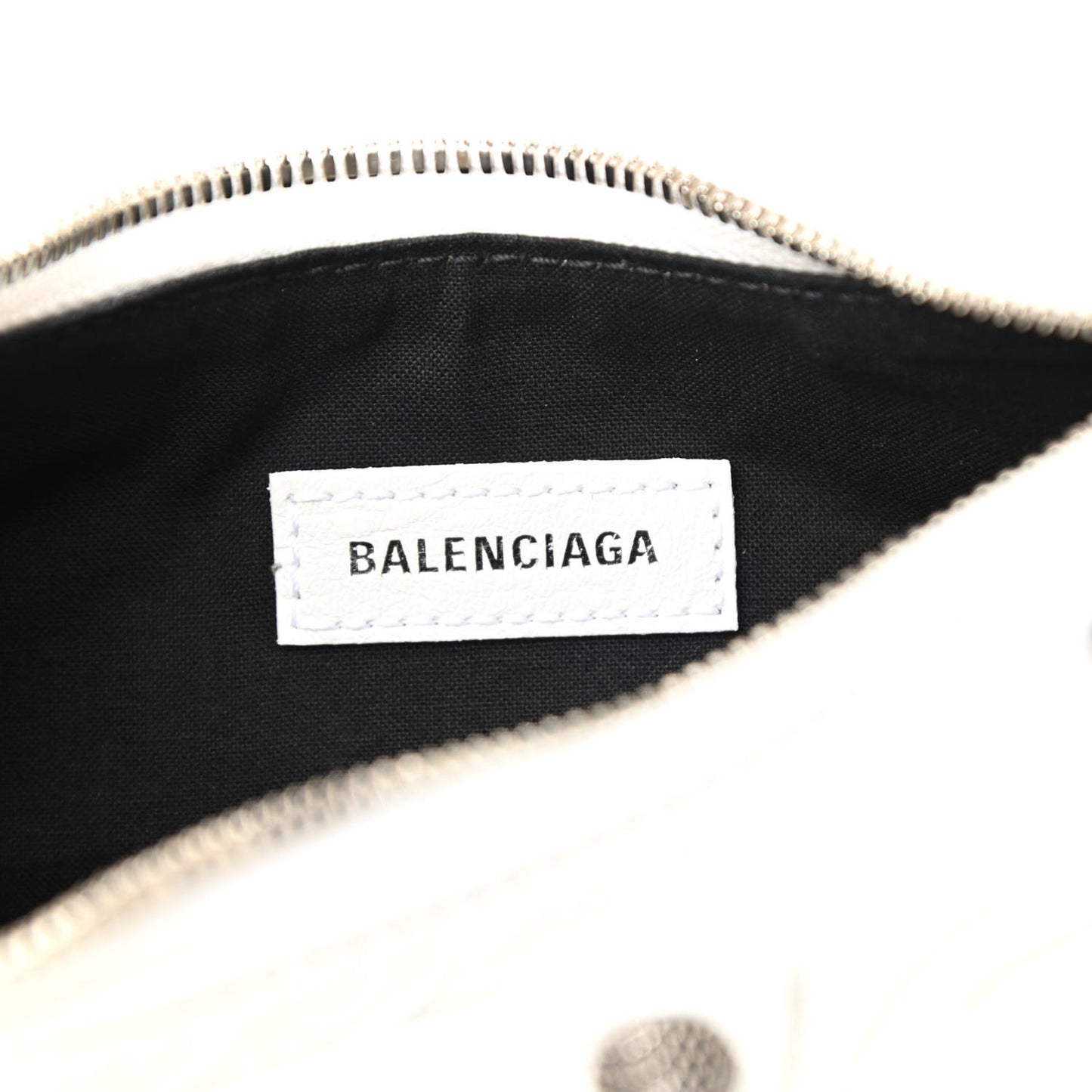 Agneau Arena Le Cagole Shoulder Bag XS Optic White