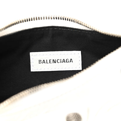 Balenciaga Agneau Arena Le Cagole Shoulder Bag XS Optic White 6 of 10