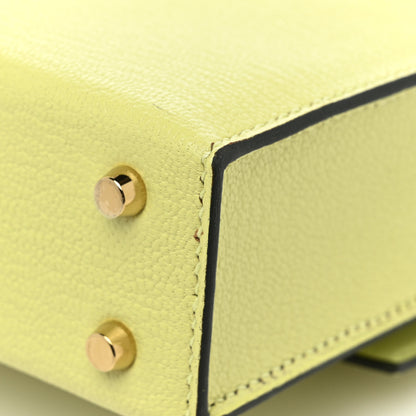 Hermes Chevre Mysore Mini Verrou Chaine Bag Jaune Bourgeon 9 of 11