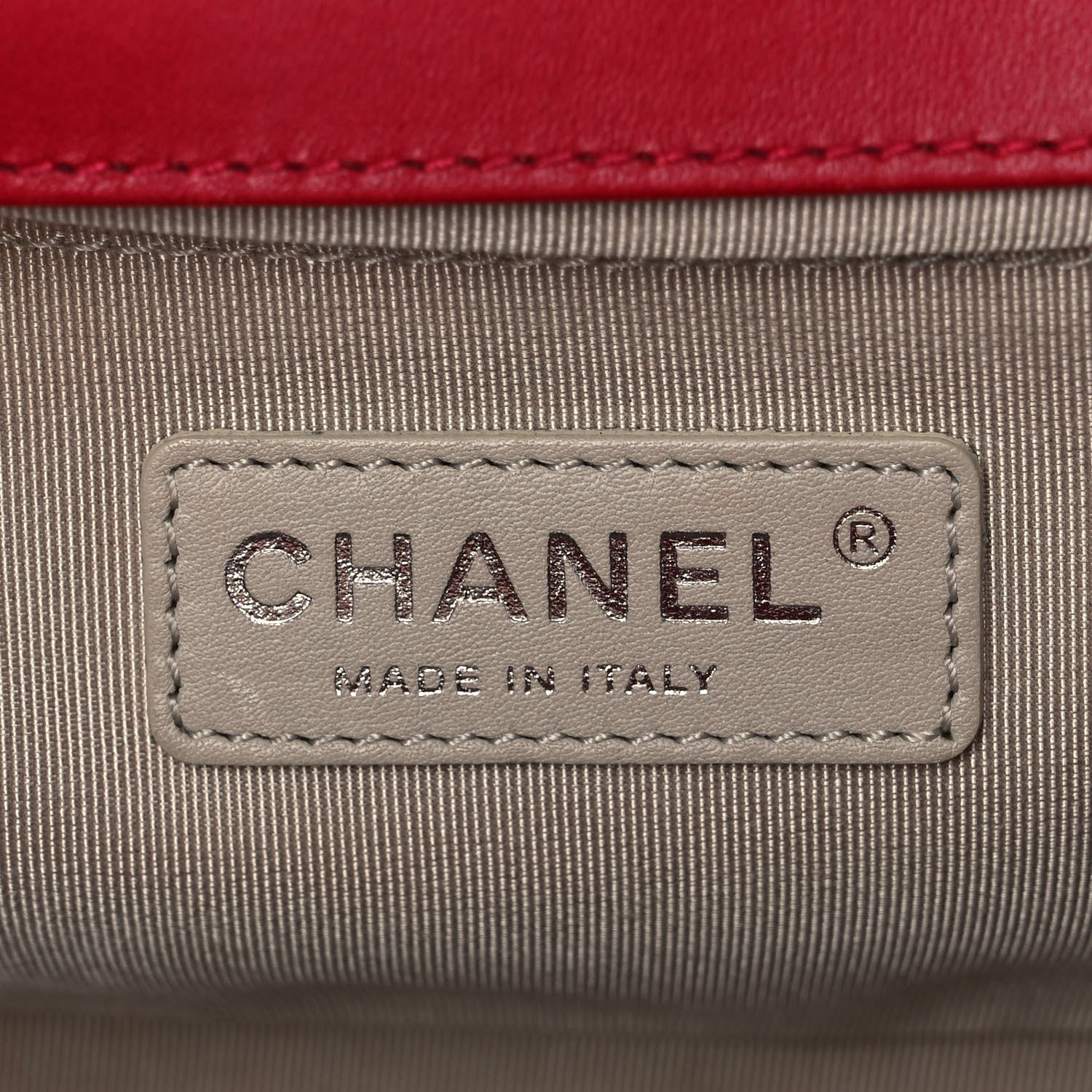 Chanel Perforated Lambskin Quilted Medium Boy Flap Red 5 of 10