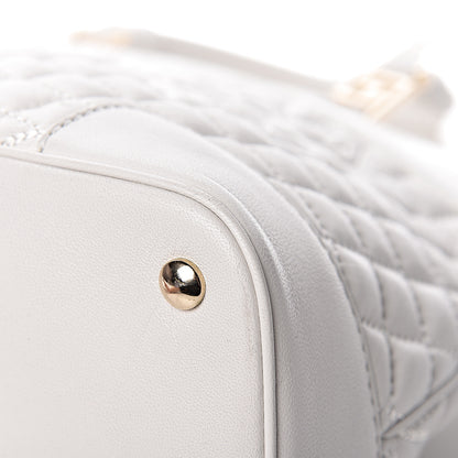 Versace Barocco Quilted Nappa Altea Vanitas Lady Athena White 15 of 19