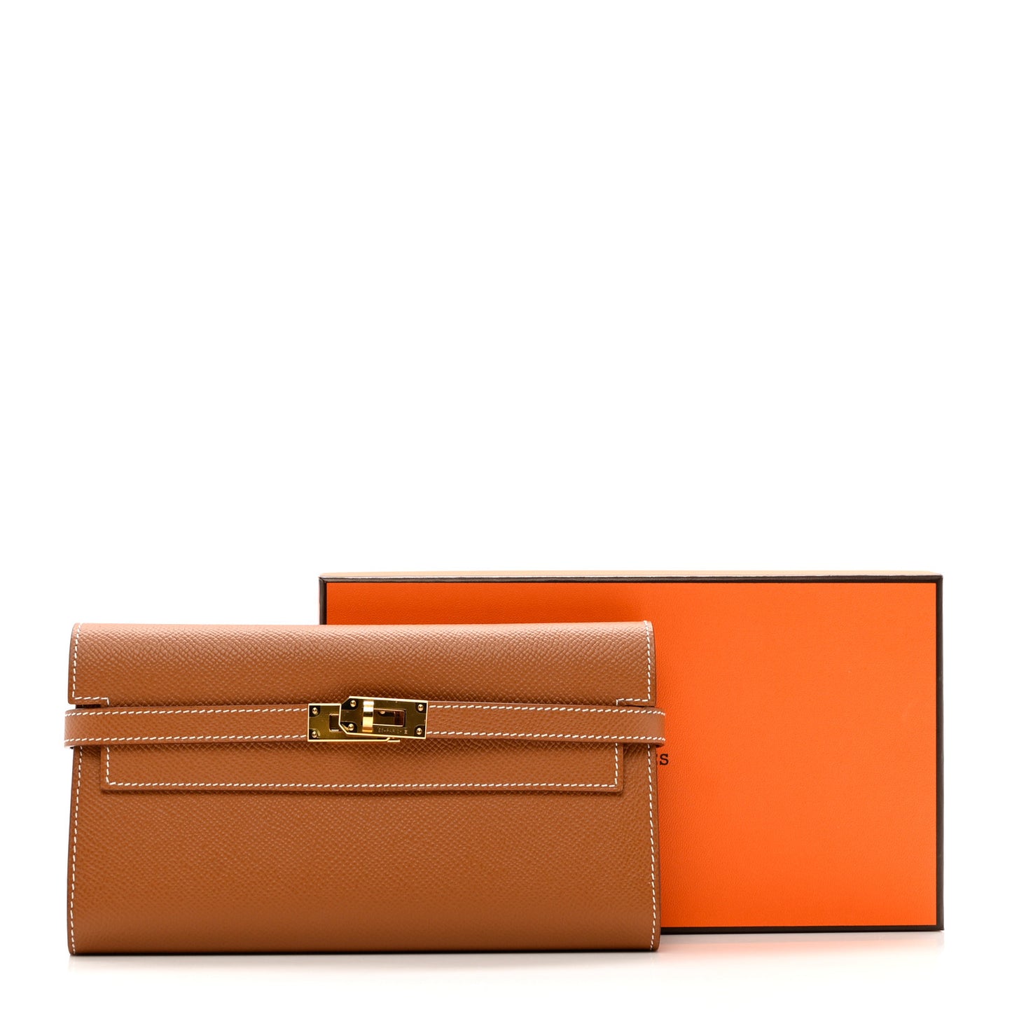 Epsom Kelly Longue Wallet Gold