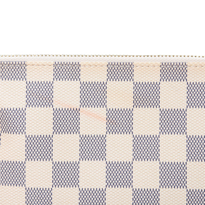 Louis Vuitton Damier Azur Pochette Milla MM 8 of 10
