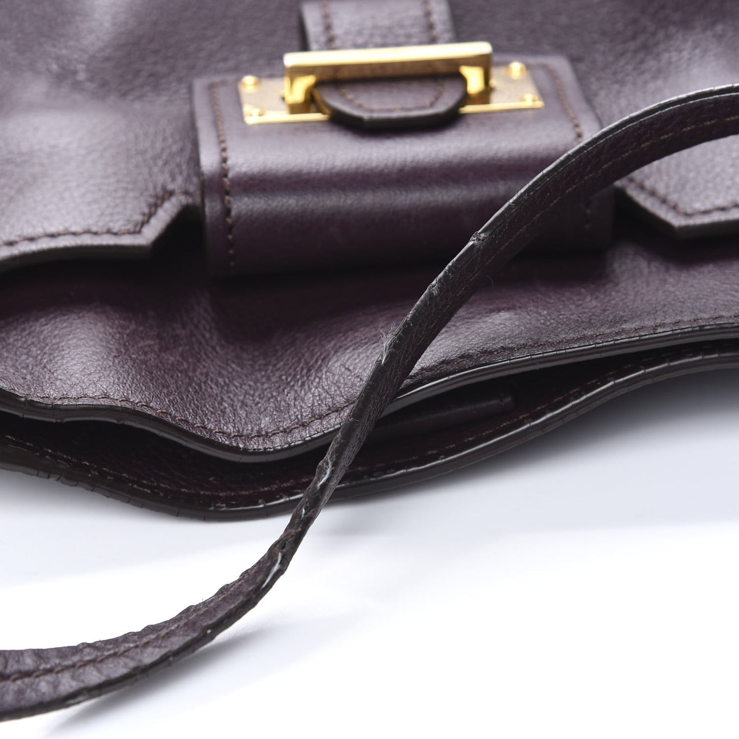 Grained Calfskin Medium Sedgwick Zipper Tote Wine