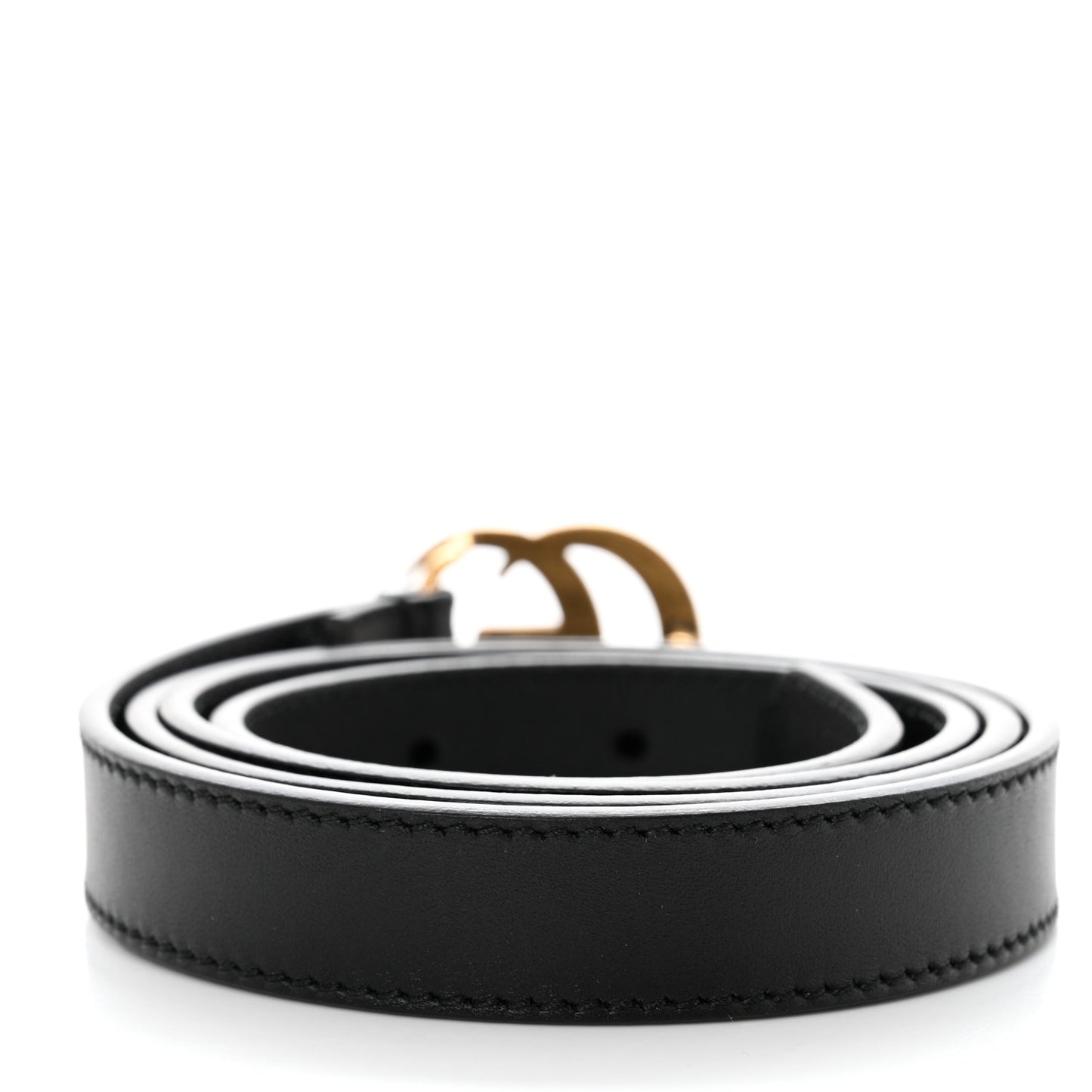 Calfskin Double G 20mm Belt 90 36 Black