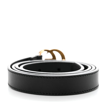 Gucci Calfskin Double G 20mm Belt 90 36 Black 2 of 5