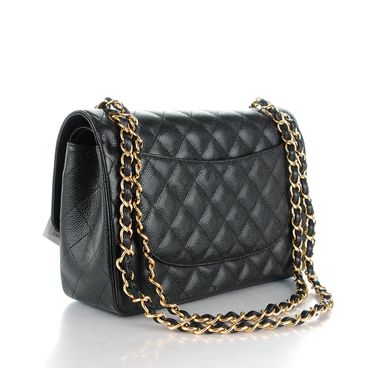 Chanel Caviar Quilted Jumbo Double Flap Black 3 of 8