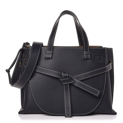 Loewe Calfskin Small Gate Tote Midnight Blue 1 of 6