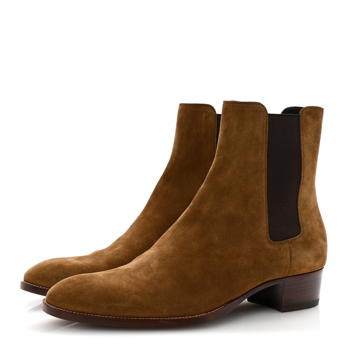 Suede Calfskin Mens Wyatt Chelsea Boots 42.5 Land