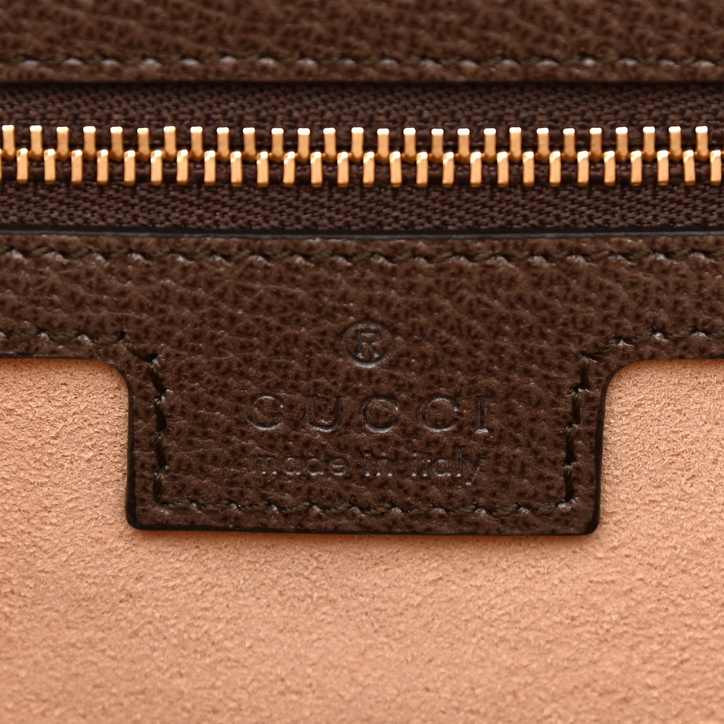 GG Supreme Monogram Web Medium Ophidia Tote Bag Brown