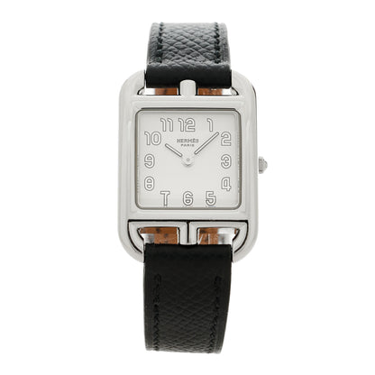 Hermes Stainless Steel Epsom 23mm Cape Cod Quartz Watch Noir 1 of 4