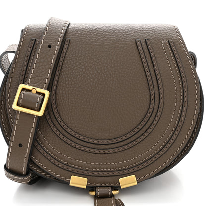 Chloe Calfskin Mini Marcie Round Crossbody Bag Army Green 8 of 10