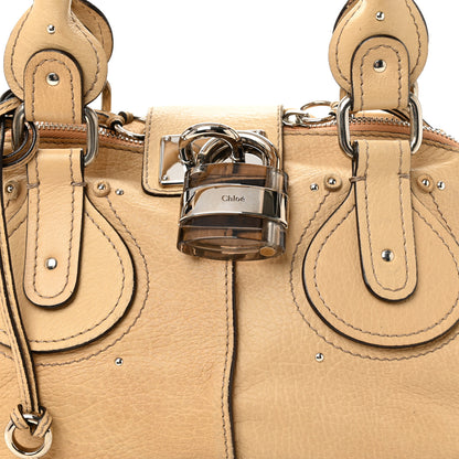 Chloe Calfskin Medium Paddington Satchel Taupe 7 of 16