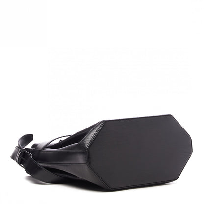 Louis Vuitton Epi Sac D'Epaule GM Black 4 of 8