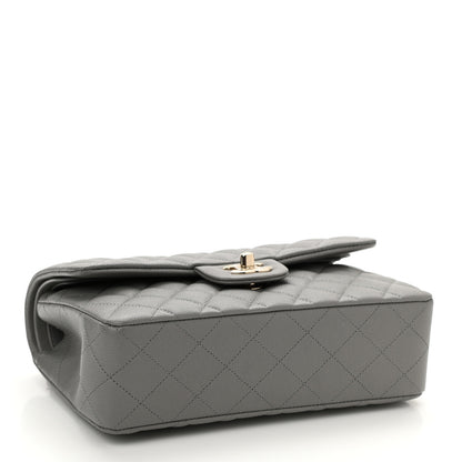 Chanel Caviar Quilted Small Double Flap Grey 4 of 11