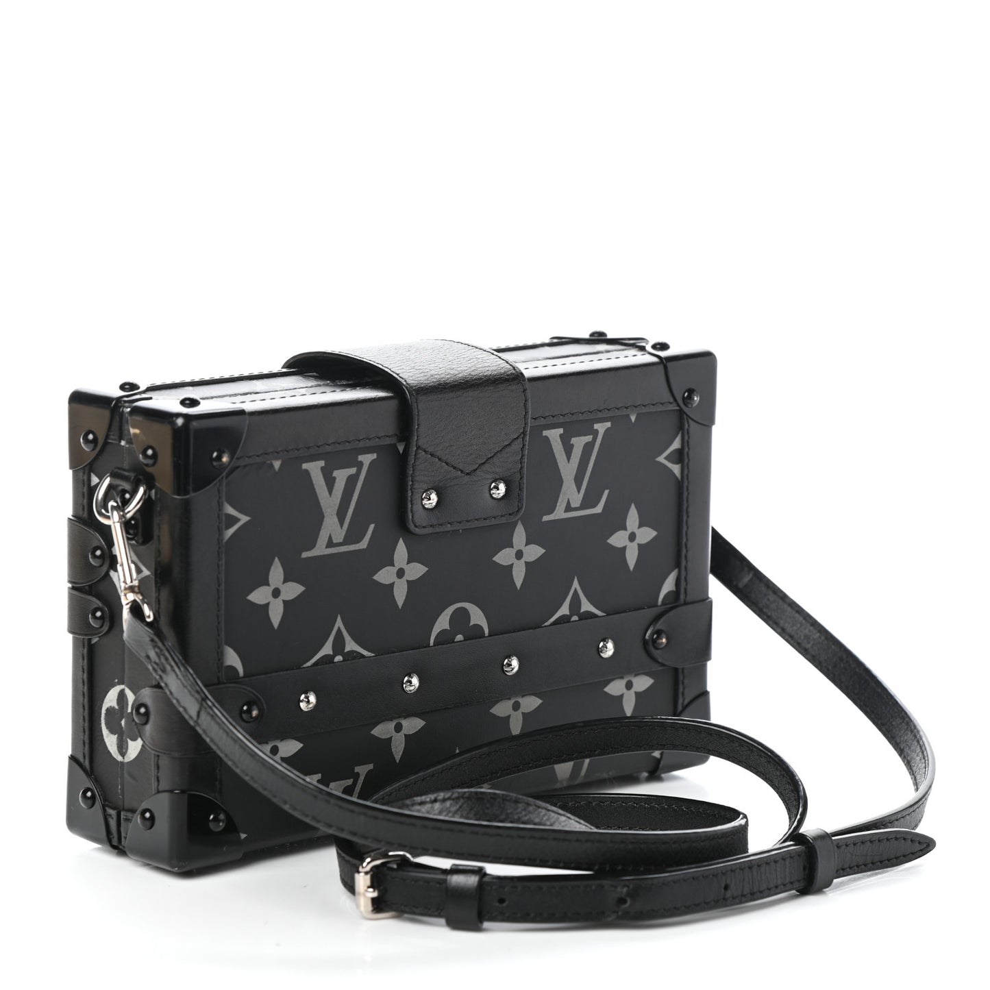 Reflective Petite Malle Black