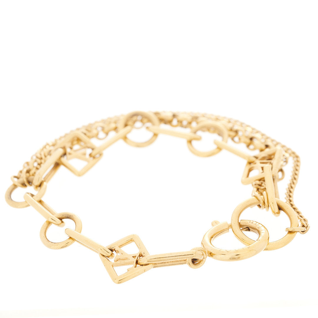 Louis Vuitton Vegas Chain Bracelet Gold 2 of 4