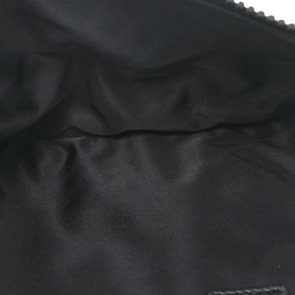Dolce & Gabbana Coated Canvas Nylon Logo Belt Bag Black White 5 of 9