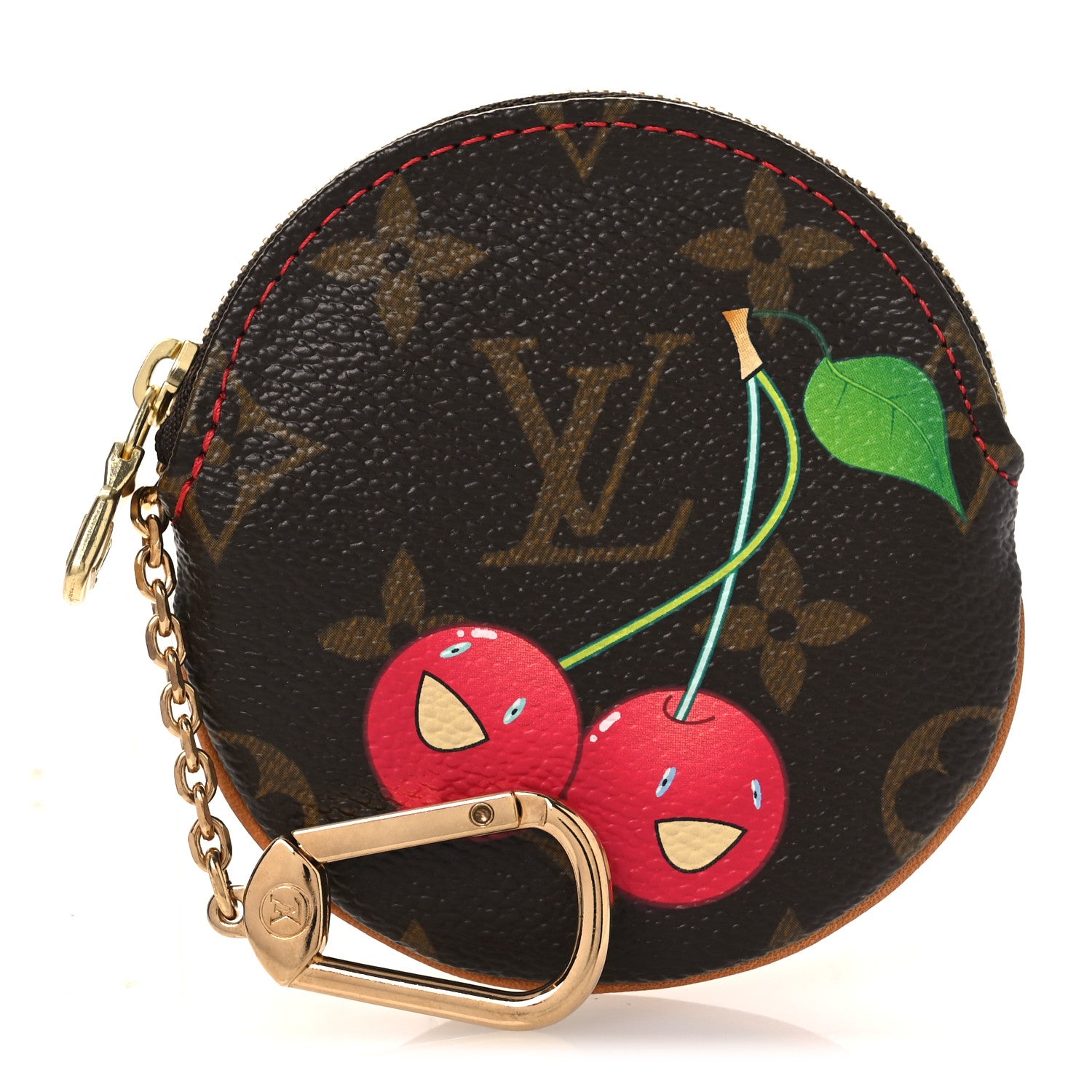 Louis Vuitton Monogram Cerises Round Coin Purse 3 of 8