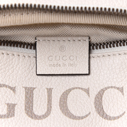 Gucci Grained Calfskin Small Logo Belt Bag White 6 of 11