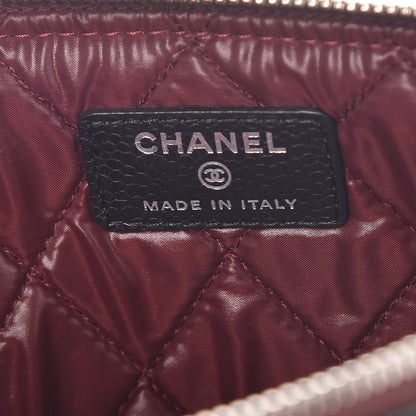 Chanel Caviar Quilted Small Cosmetic Case Black 6 of 8