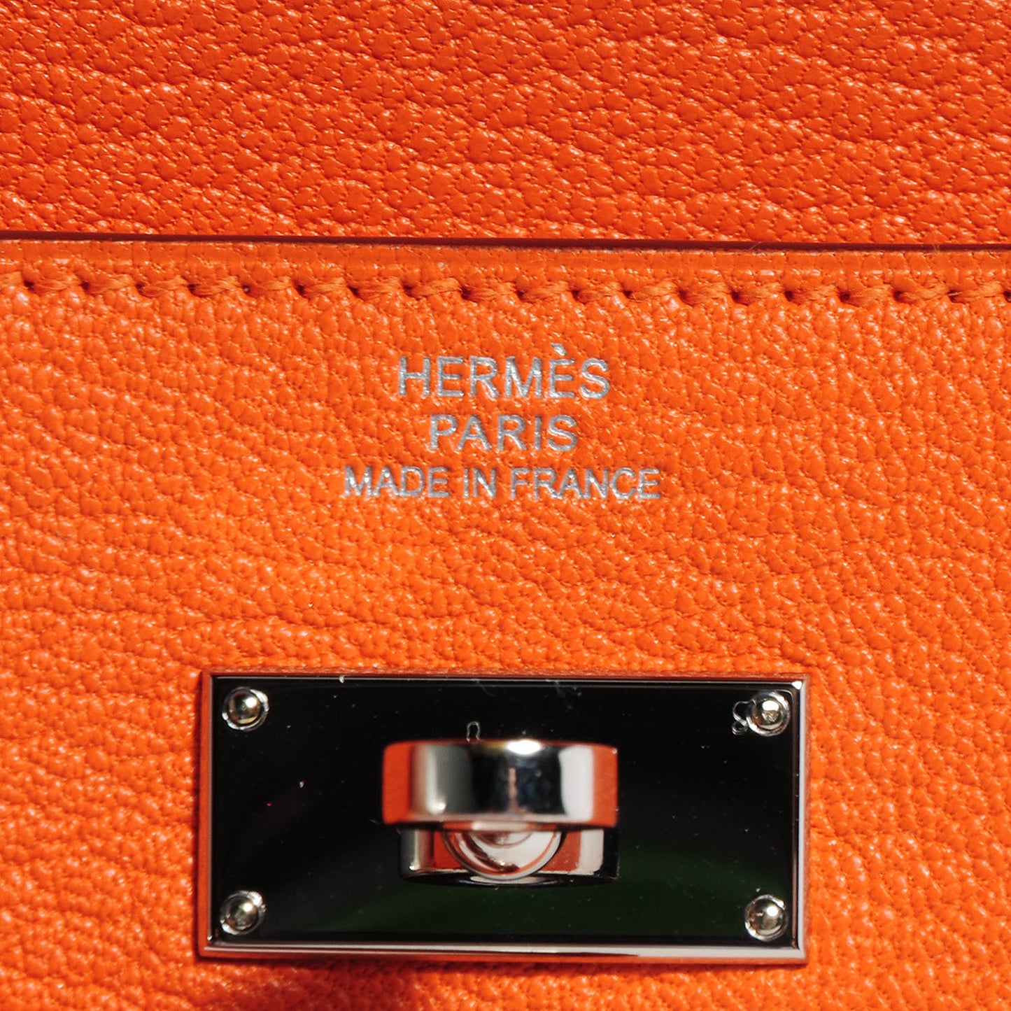 Chevre Mysore Kelly Longue Wallet Orange