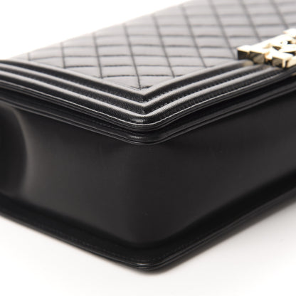 Chanel Lambskin Quilted New Medium Boy Flap Black 6 of 12