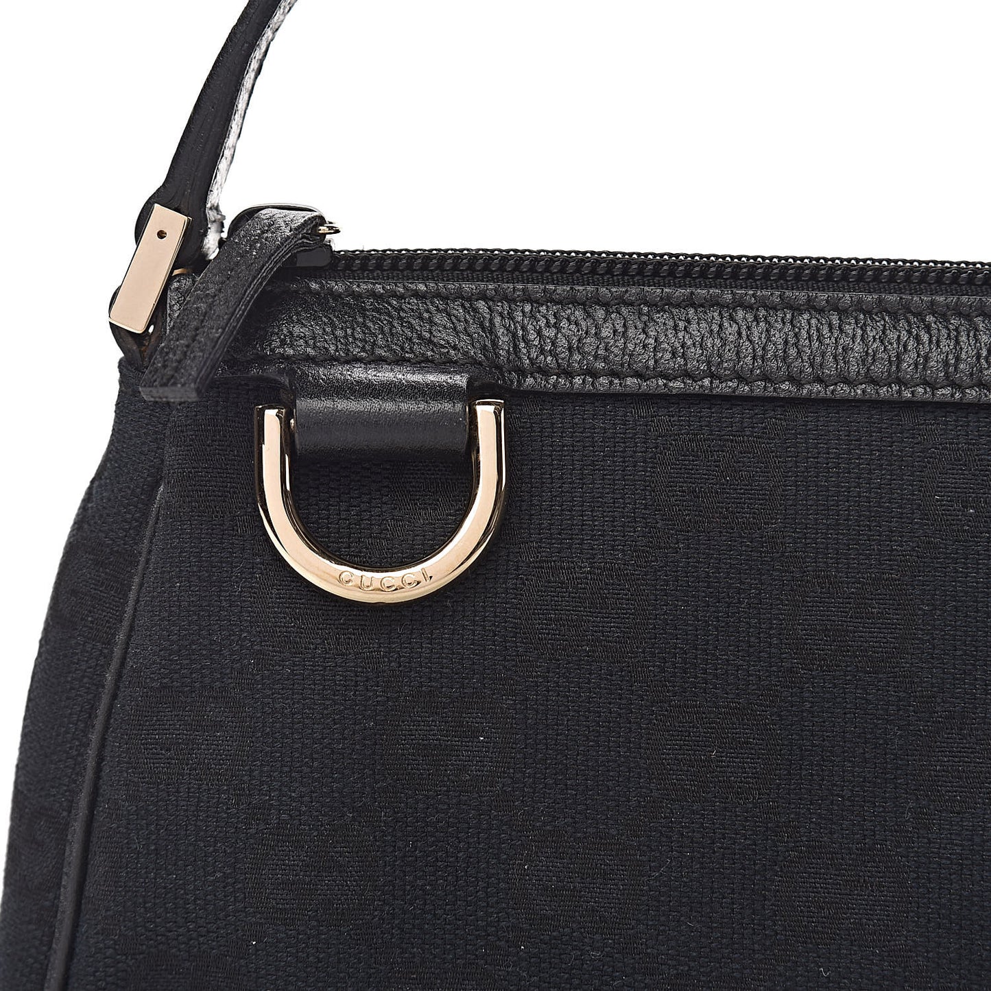 Monogram D Ring Cosmetic Case Black