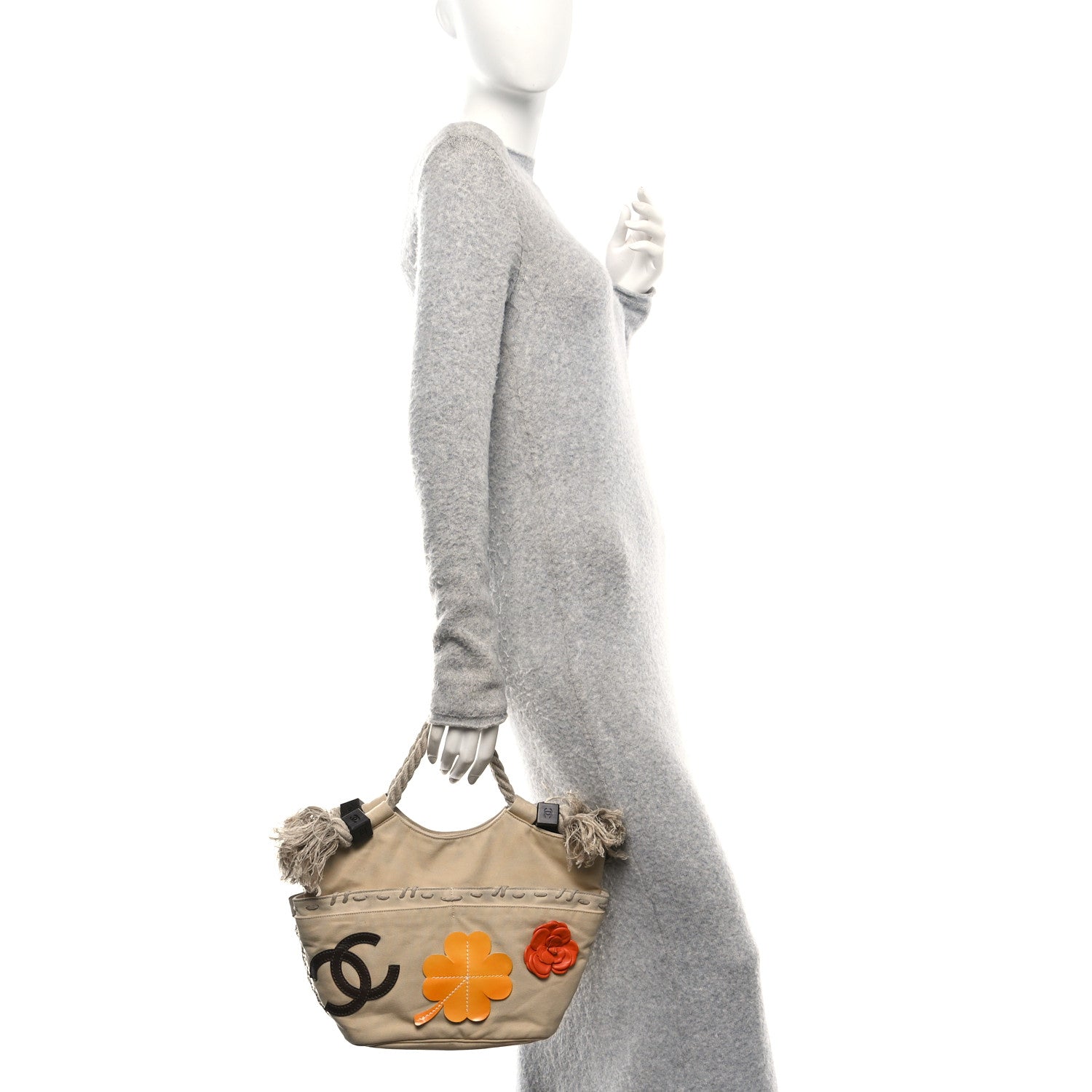 Chanel Canvas Cruise Rope Cabas Tote 1 of 7