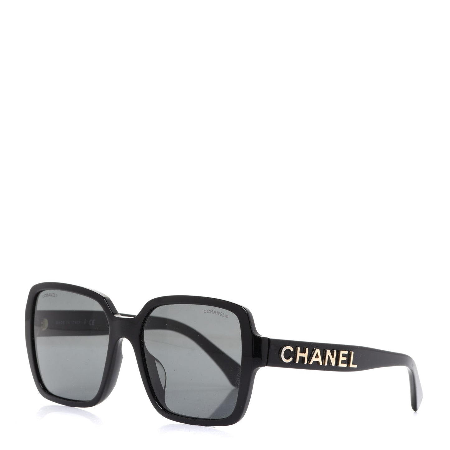 Acetate Square Sunglasses 5408 Black