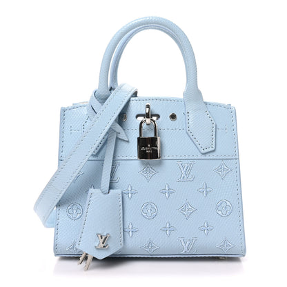 Louis Vuitton Karung Mini City Steamer Light Blue 1 of 9