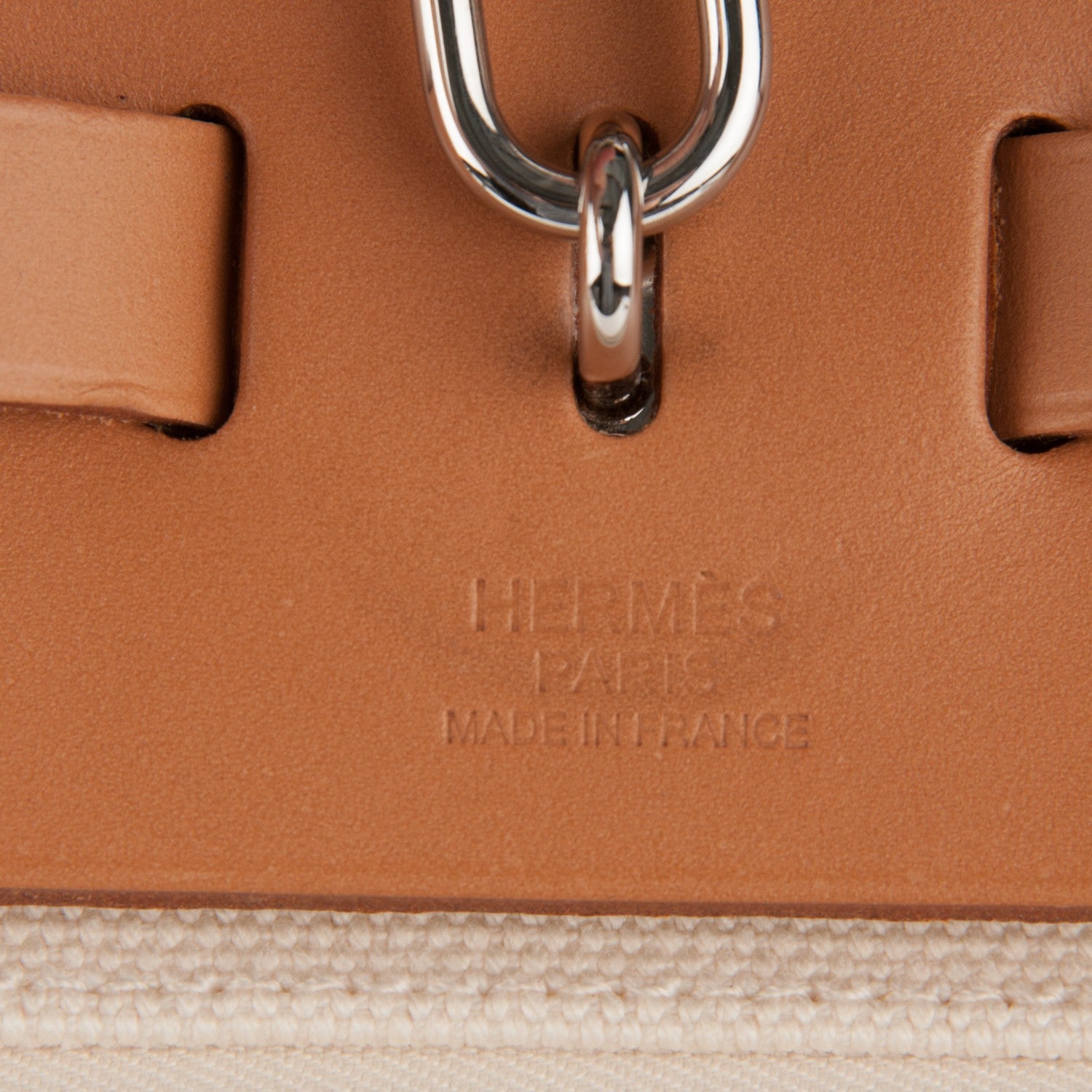 Hermes Toile Vache Hunter Herbag Zip 39 MM White Soufre 6 of 8