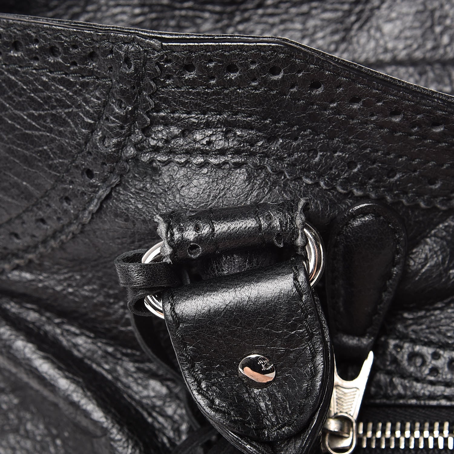 Balenciaga Agneau Giant Brogues Hardware Velo Black 17 of 22