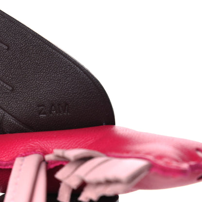 Hermes Milo Lambskin Grigri Rodeo Pegase Horse Bag Charm PM Framboise Rose Sakura Rouge Sellier 4 of 4