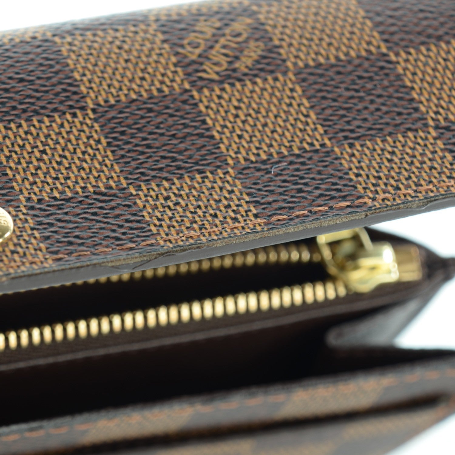 Louis Vuitton Damier Ebene Sarah Wallet 6 of 8