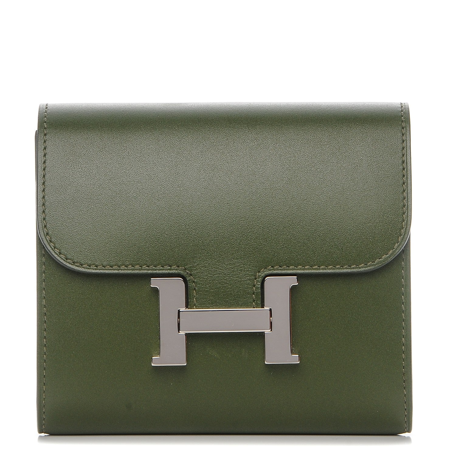 Hermes Tadelakt Constance Short Wallet Canopee 1 of 7