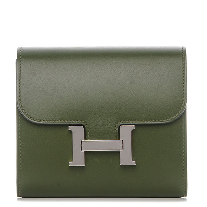 Hermes Tadelakt Constance Short Wallet Canopee 1 of 7