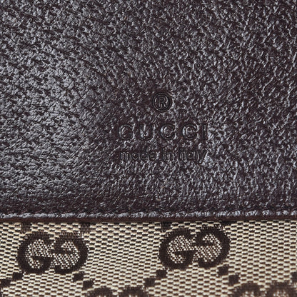 Gucci GG Monogram Double Pocket Belt Bag Dark Brown 8 of 10