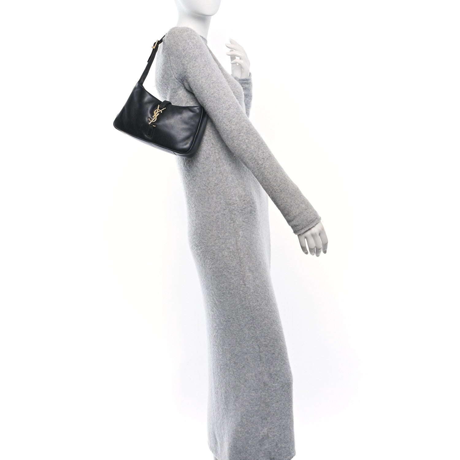 Saint Laurent Padded Lambskin Le 5 A 7 Hobo Black 2 of 10