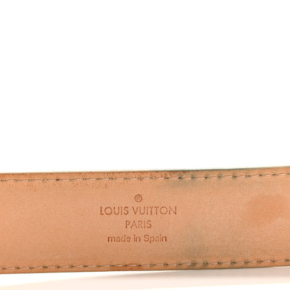 Louis Vuitton Damier Azur 30mm Tresor 95 38 Belt 5 of 10