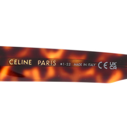 Celine Acetate Square Sunglasses CL40130I Tortoise 5 of 9