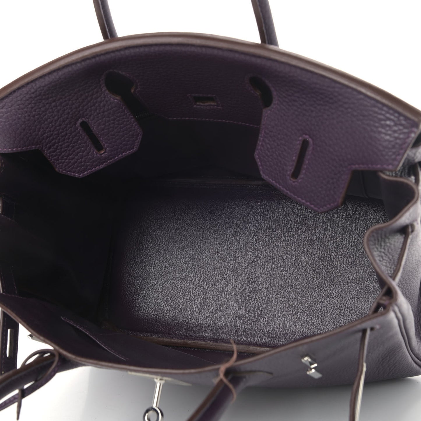 Taurillon Clemence Birkin 30 Raisin