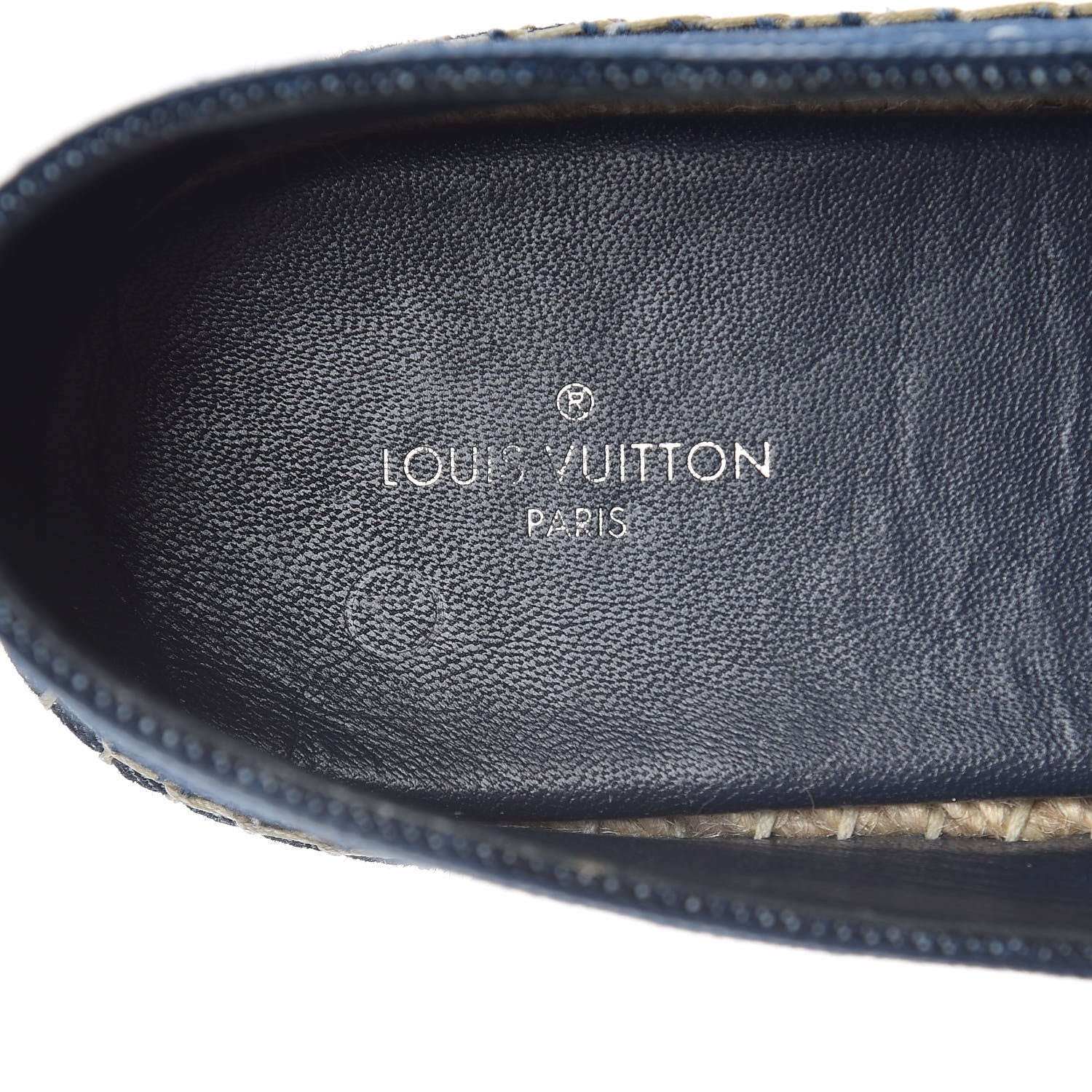 Louis Vuitton Denim Croisiere Espadrille 37.5 Marine 7 of 14